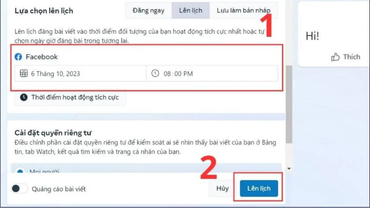 len-lich-bai-dang-o-tren-facebook